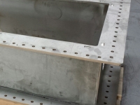 Laser jet cut components